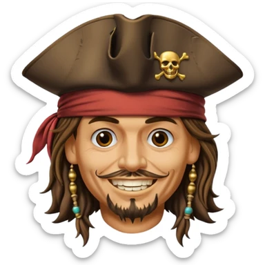 Kaptan jack parol sticker