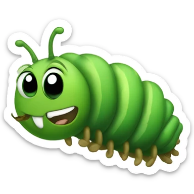 Drunk Caterpillar sticker