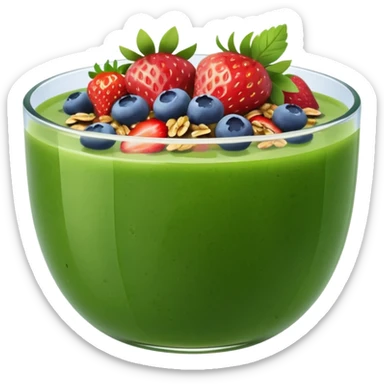 VERY BIG GREENJUICE GLASS LIKE BOWL sticker