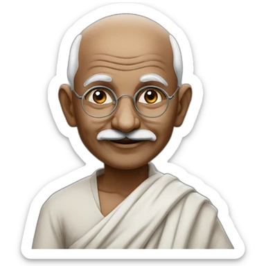 Mahatma Gandhi sticker