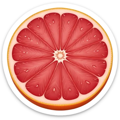 grapefruit sticker