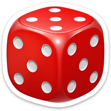 dice icon sticker