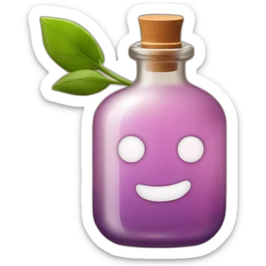 Essential oil bottle sticker
