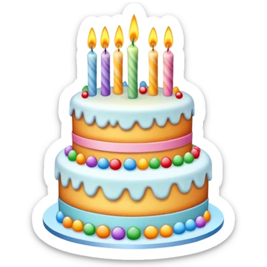 Birthday sticker