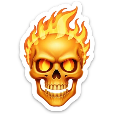 Give me ghost rider emoji sticker