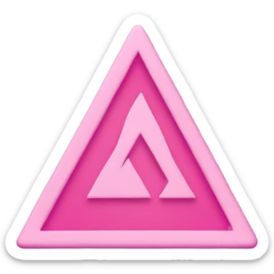 Pink Delta  sticker