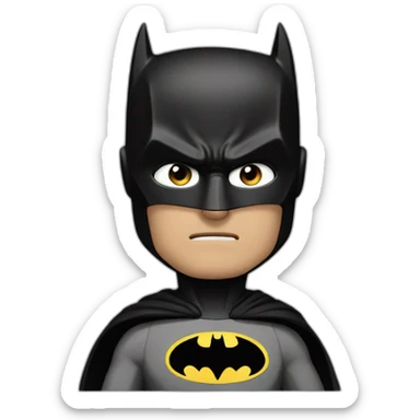 Batman serious sticker