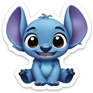 Cute Stitch sticker