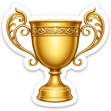 a victory cup sticker