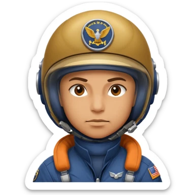 serious fighter of the navy sticker