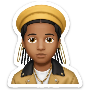 asap rocky pretty bratz boy sticker