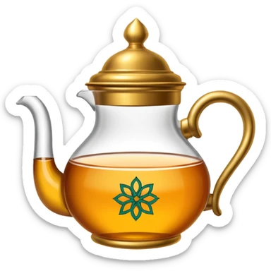 moroccan tea sticker