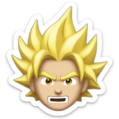 super sayan sticker