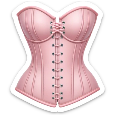 Pastel pink corset  sticker