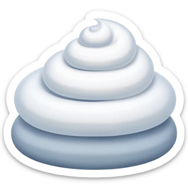 A swirl of morning fog rolling across the ground. sticker