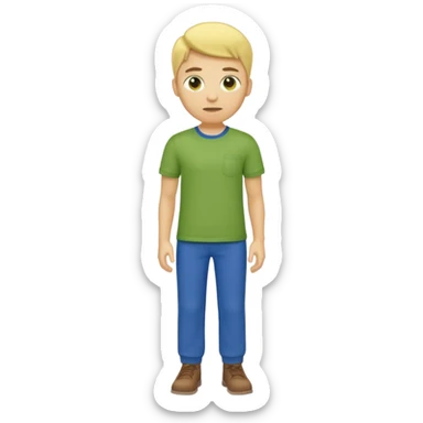 Make a roblox noob sticker