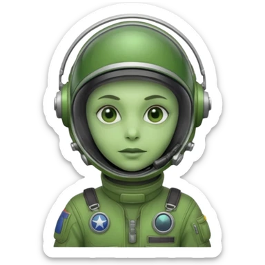 Alein pilot  sticker