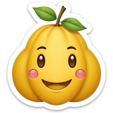 Сгенерируй эмодзи сердечко лимоновое с блестками sticker