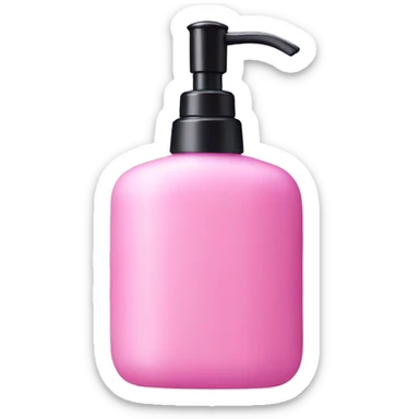 Pink soap dispenser sticker