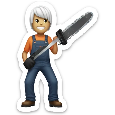 Chainsaw man sticker