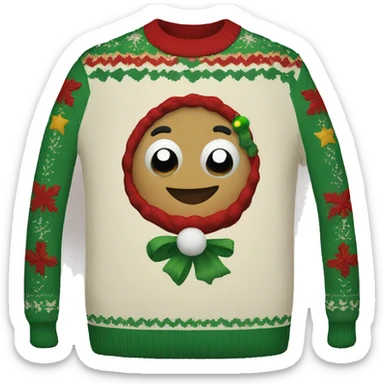 Ugly Christmas sweater  sticker