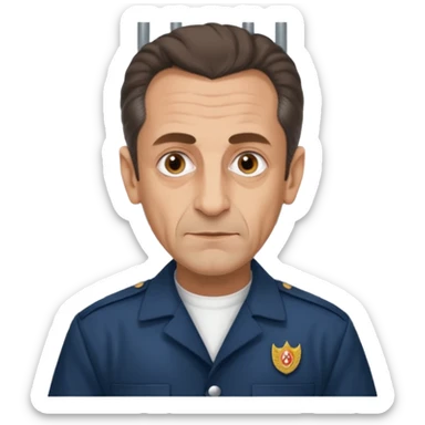 Nicolas sarkozy en prison  sticker