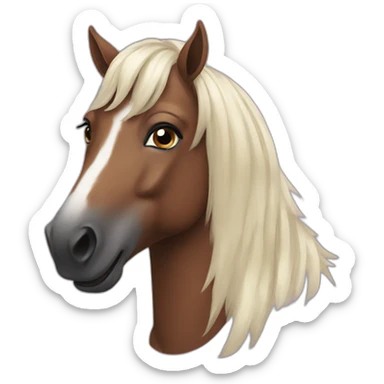 Horse Alezan sticker