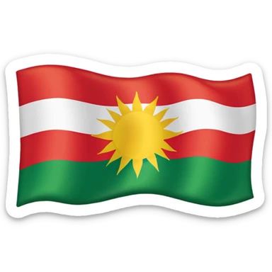 Kurdistan Flagge  sticker