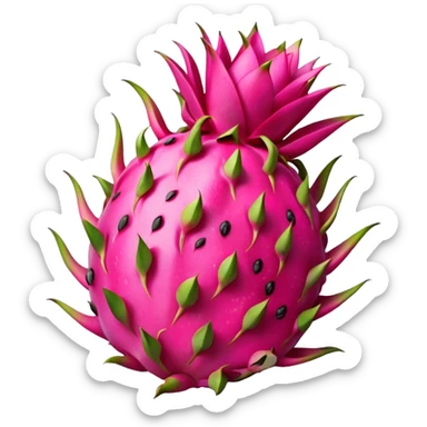 Dragon fruit emoji sticker