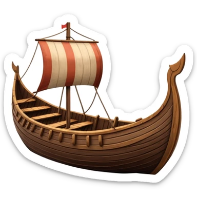 Barco vikingo sticker