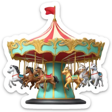 merry go round sticker