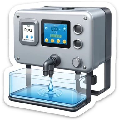 Water quality monitoring system with DUV photodetector sensor sticker