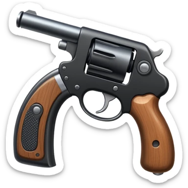 Create a real gun  sticker