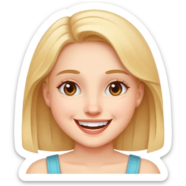 Aesthetic girl mood sticker