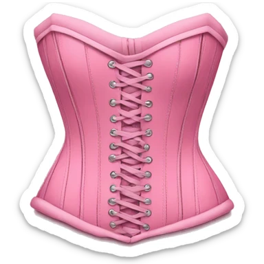 Pink corset  sticker