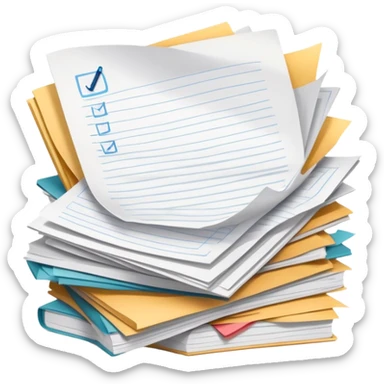 endless to-do list sticker