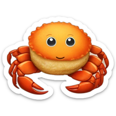 crab cakes sticker
