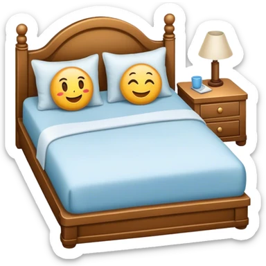 Comfy bed  sticker