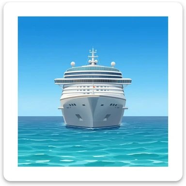 Cruise ship sticker