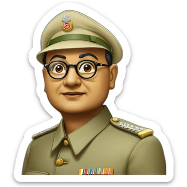 Netaji subhas Chandra Bose sticker
