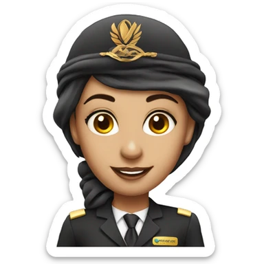 Dubai rich cabin crew sticker