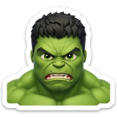 Make Hulk Saying Noob sticker