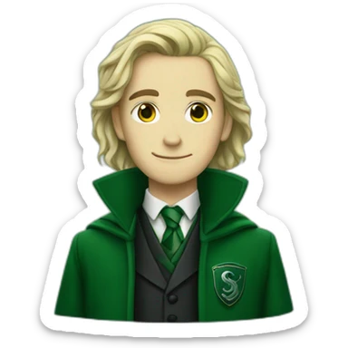 Slytherin prefect sticker