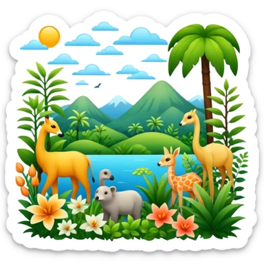 biodiversity sticker