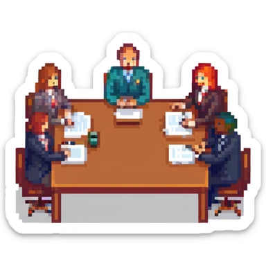 business meeting sticker