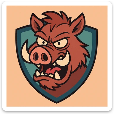 logo for NOS LEAGUE, aggressive animal mascot, esports logo style, vibrant colors, no text sticker