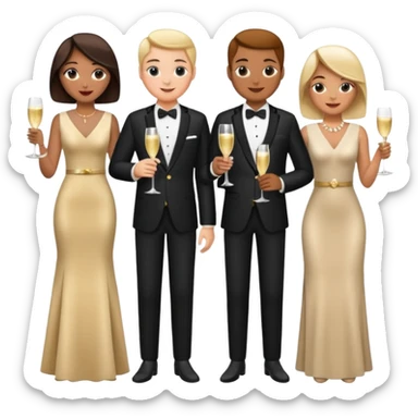 create a rich people sticker