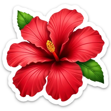 hibiscus  sticker