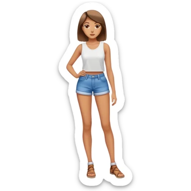 pretty girl legs spread  sfw sticker