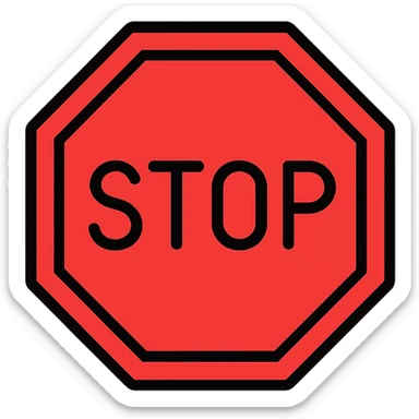 stop for a moment sticker